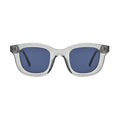 SVMSARA Argento gafas de sol vintage bioacetato retro vista frontal