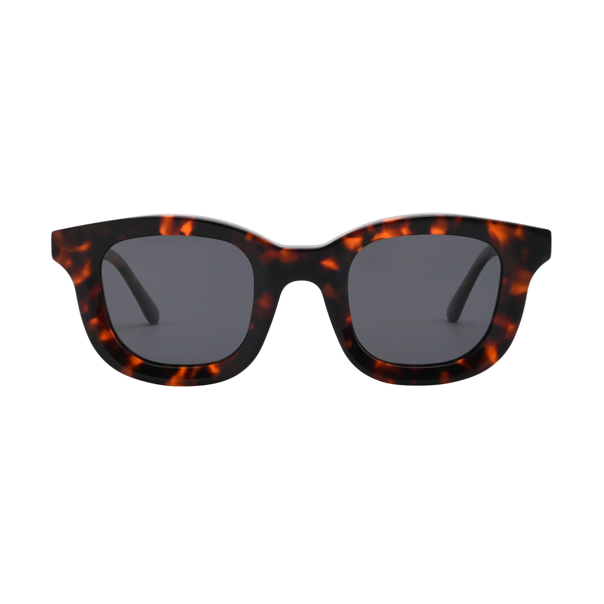 SVMSARA Argento gafas de sol redondas de bioacetato vista tres cuartos