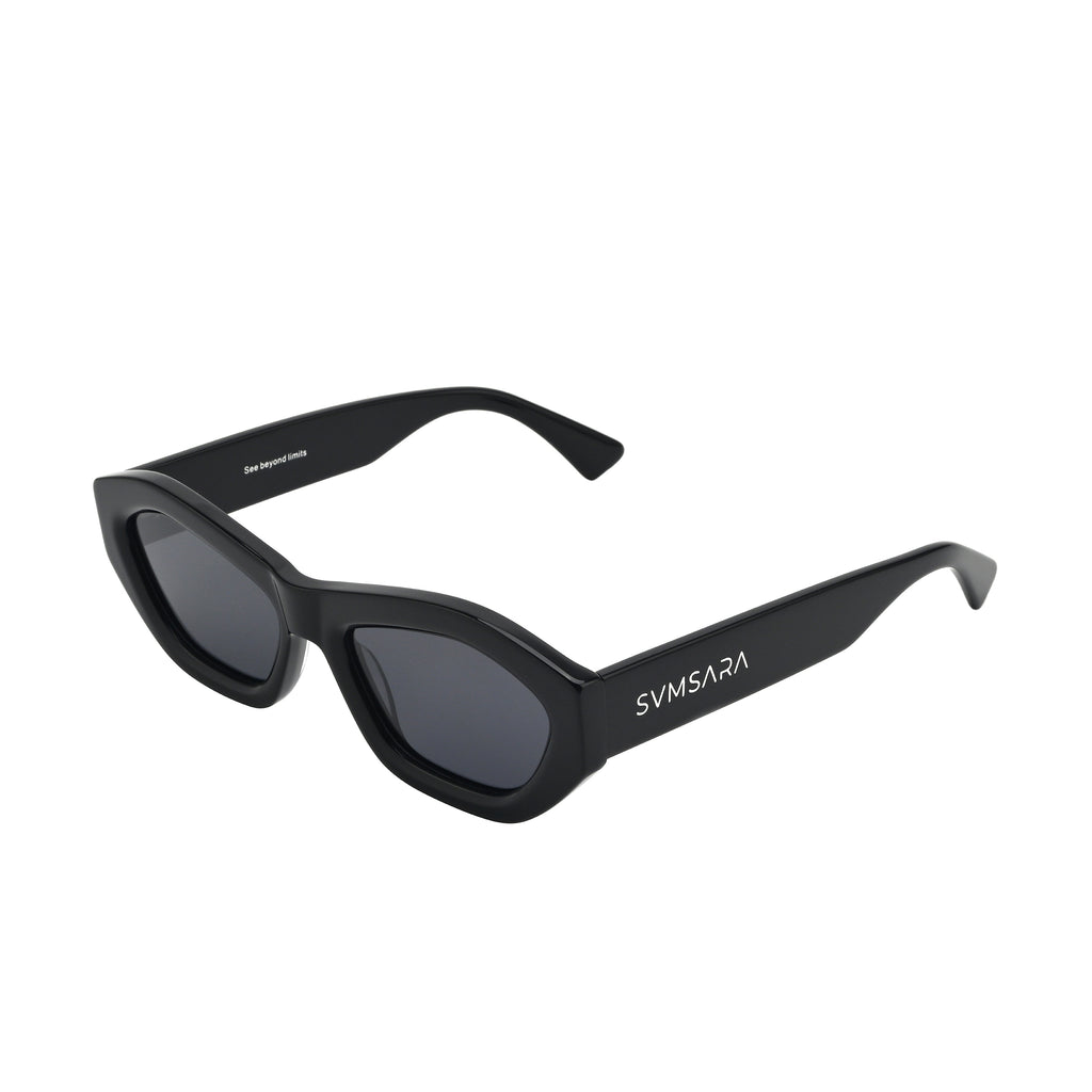 SVMSARA Brera gafas de sol retro moderno bioacetato detalle montura